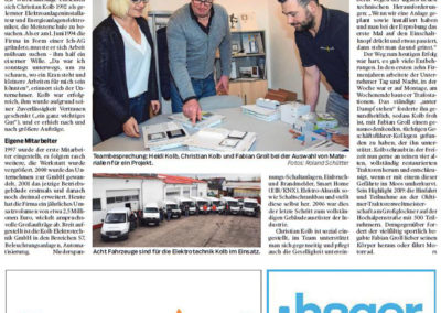 Elektrotechnik Kolb Niederstotzingen - 25 Jahre