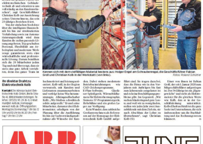 Elektrotechnik Kolb Niederstotzingen - 25 Jahre