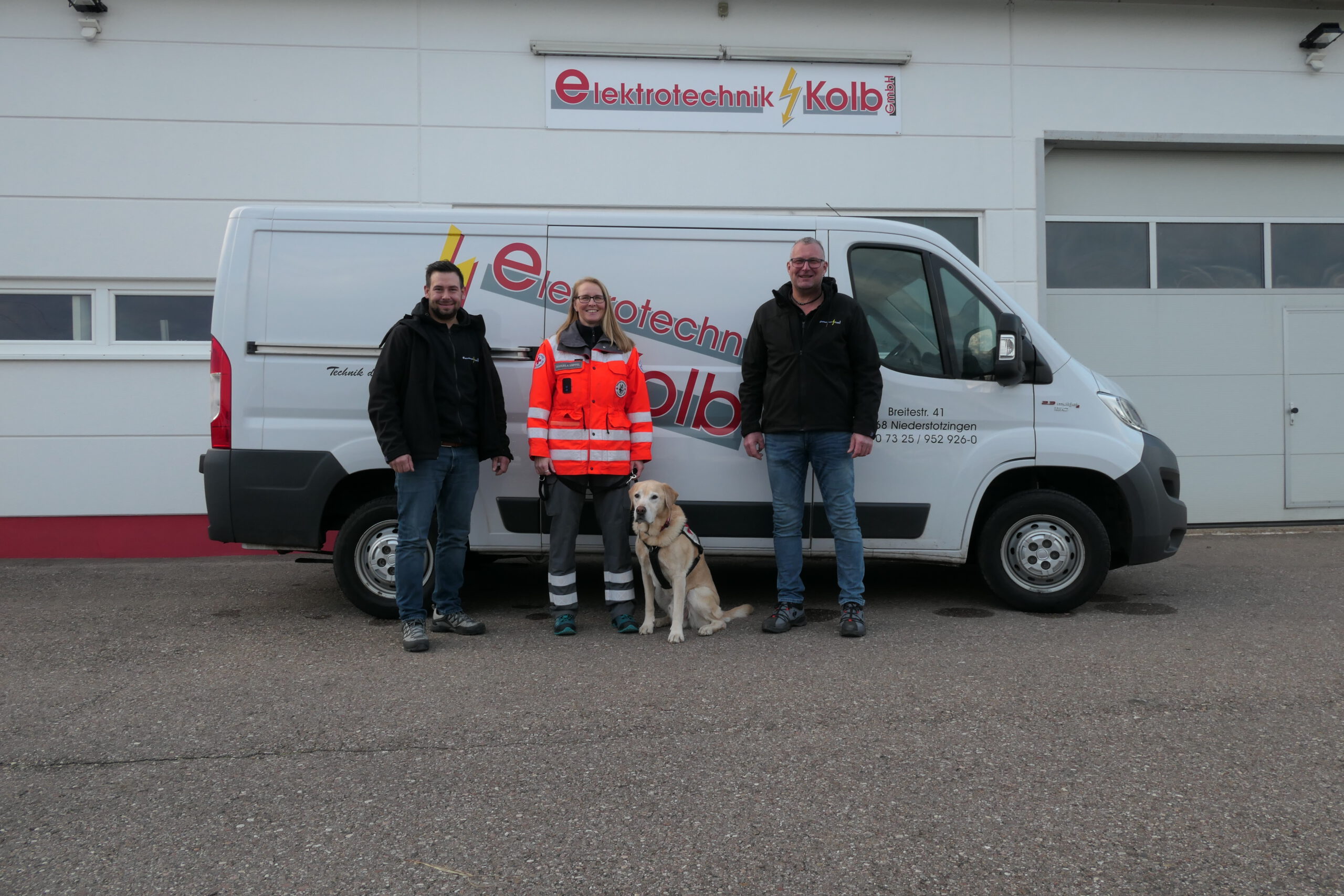 Elektrotechnik Kolb Niederstotzingen - Soziales 2022 - Rettungshundestaffel